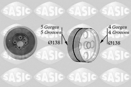 Шків ременя VAG SASIC 2156004 фото товару