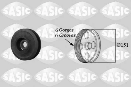 Шків для SASIC 2156008 фото товару