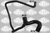 Патрубок радіатора Opel Astra H 1.6/1.8i 04-10 (нижній) SASIC 3406258 (фото 1)