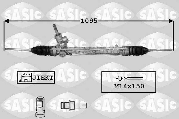 <strong>Кермова рейка SASIC 7170053 (фото 1)</strong>