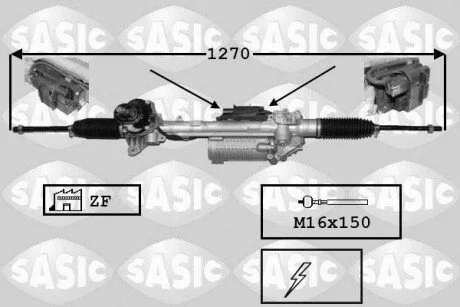 Кермова рейка для Volkswagen, Audi, Skoda, Seat SASIC 7176059 фото товара