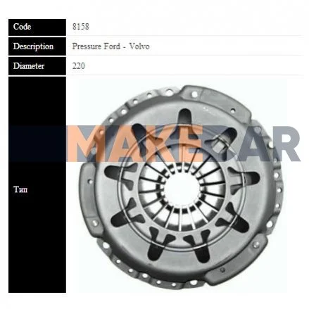 <strong>SASSONE FORD Корзина сцепления Focus 1.6 16V 98- Sassone 8158 ST (фото 1)</strong>