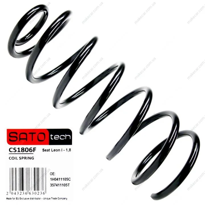 <strong>SATO Пружина Seat Leon I - 1,8 SATO TECH CS1806F (фото 1)</strong>