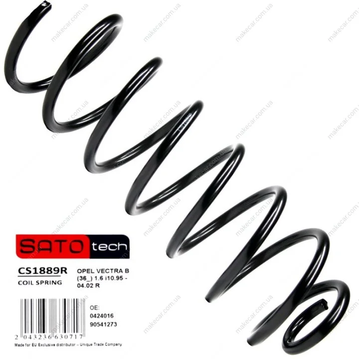 <strong>SATO Пружина OPEL VECTRA B 10.95 - 04.02 R SATO TECH CS1889R (фото 1)</strong>