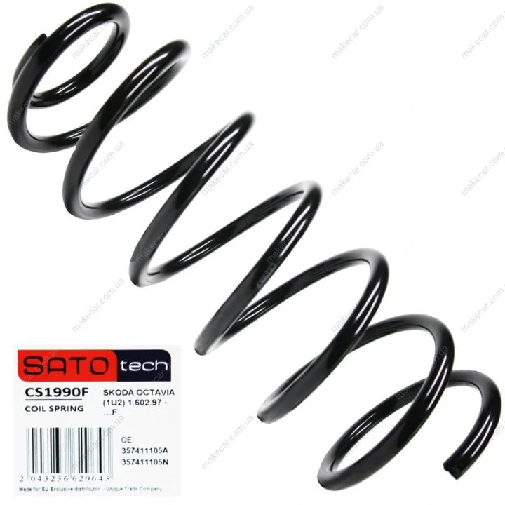 <strong>SATO Пружина SKODA OCTAVIA (1U2) 1.602.97 - …F SATO TECH CS1990F (фото 1)</strong>