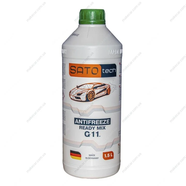 <strong>SATO Антифриз зеленый (-35С) 1,5л. READY MIX SATO TECH G1101GRM (фото 1)</strong>