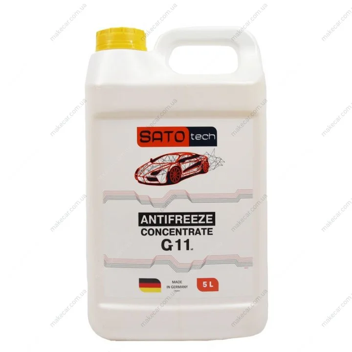 <strong>SATO Антифриз желтый (-80С) 5л. G11 SATO TECH G1105Y (фото 1)</strong>