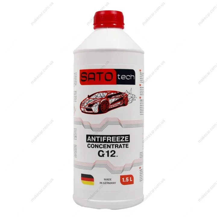 <strong>SATO Антифриз красный (-80С) 1,5л. G12 SATO TECH G1201R (фото 1)</strong>