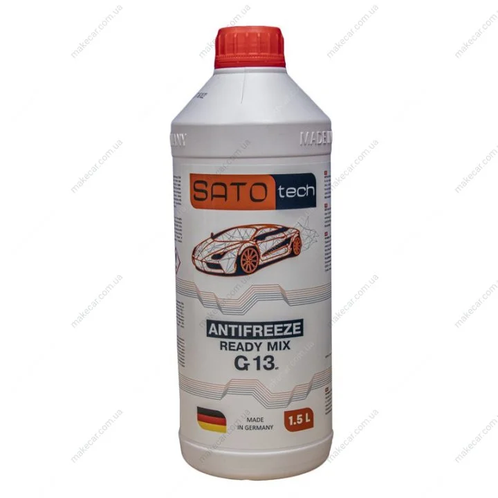 <strong>SATO Антифриз лиловый (-35С) 1,5л. G13 READY MIX SATO TECH G1301RRM (фото 1)</strong>