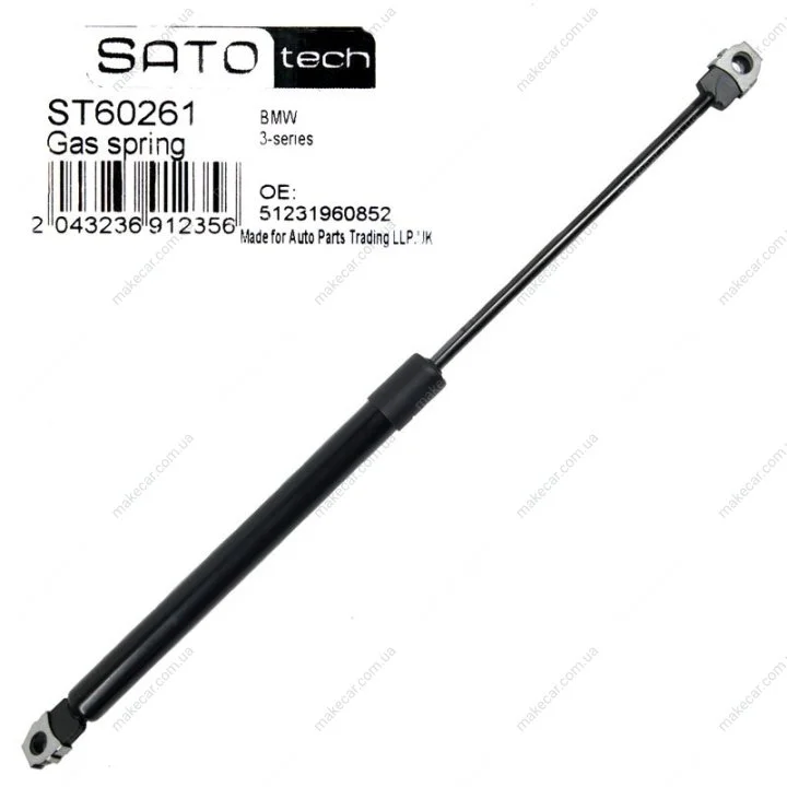 <strong>SATO Амортизатор капота, F=320N, L=366.50см, H=см SATO TECH ST60261 (фото 1)</strong>