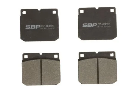 Гальмівні колодки, дискові для SBP 07AG010 фото товару
