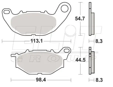 <strong>Склад синтетика - дорожні / трек-дні SBS 931RS (фото 1)</strong>
