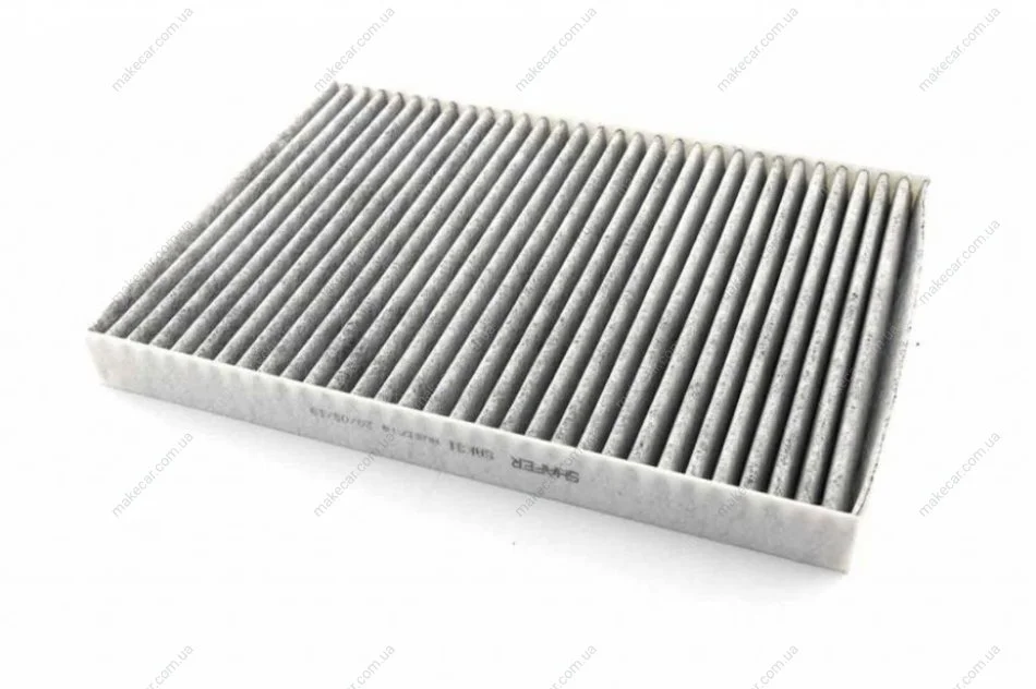 <strong>Фільтр салону VW Passat B5+ (00-05), Skoda Octavia Tour (96-11), 284x206x24, вугільний SHAFER SAK31 (фото 1)</strong>