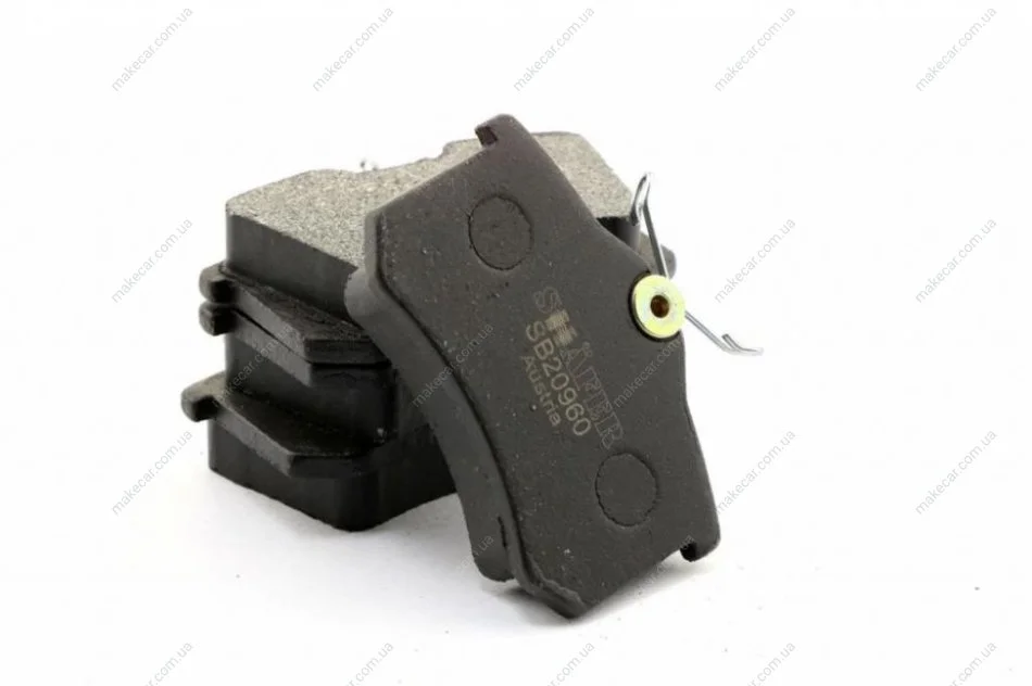<strong>Колодки задні VW Caddy III 04-, Peugeot 308, 07-, Citroen C4, 04-, (87.1x52.8x17.2) SHAFER SB20960 (фото 1)</strong>