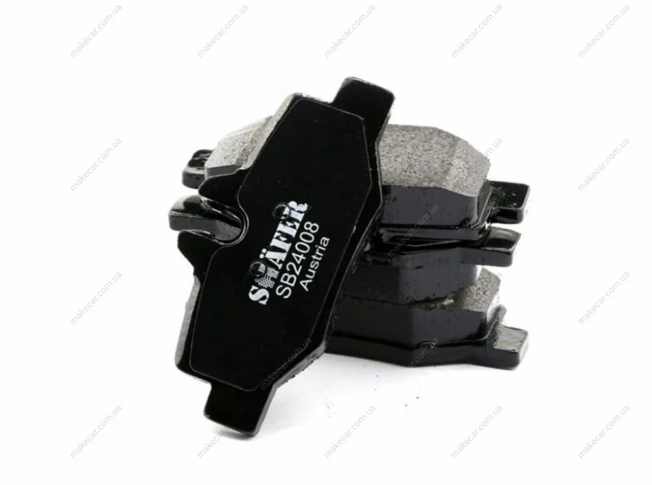 <strong>Колодки задні з пластиною MB Vito 639 03- SHAFER SB24008 (фото 1)</strong>