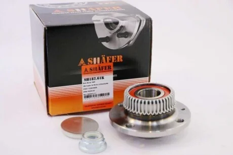 Ступиця задня VW Caddy II, Inca, 99-04, ABS+, монт. ккт.+ для Seat, Volkswagen SHAFER SH18261K фото товару