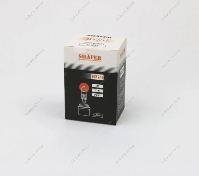 <strong>Лампа галогенова H27/1 12V/27w PG13 (картона упаковка 1шт) SHAFER SL1017 (фото 1)</strong>