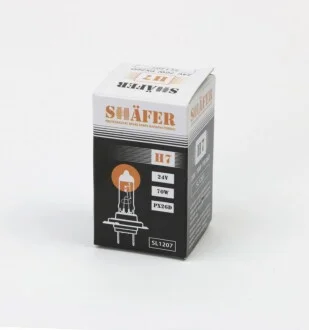 Лампа галогенова H7 24V 70W PX26D (картона упаковка 1шт) для SHAFER SL1207 фото товару