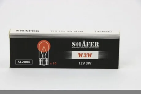 Лампа розжарювання 12V 3W W3W для SHAFER SL2006 фото товару