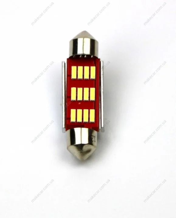 <strong>Светодиодная лампа T11 Festoon T11x39 12LEDs canbus (1шт) SHAFER SL4039 (фото 1)</strong>