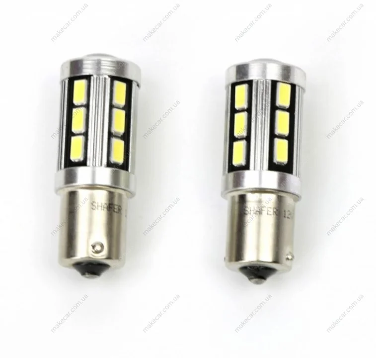 <strong>Лампа светодиодная S25 BAY15D 18LEDs canbus (1шт) SHAFER SL4101 (фото 1)</strong>