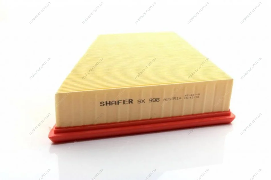 <strong>Фильтр воздушный VW Polo, Fabia I,II, Rapid, Roomster, Ibiza III,IV, Toledo, 1.2-1.4, 10- SHAFER SX998 (фото 1)</strong>