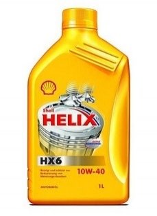 Моторное масло Helix HX6 10W-40 полусинтетическое 1 л SHELL 550039790 (фото 1)