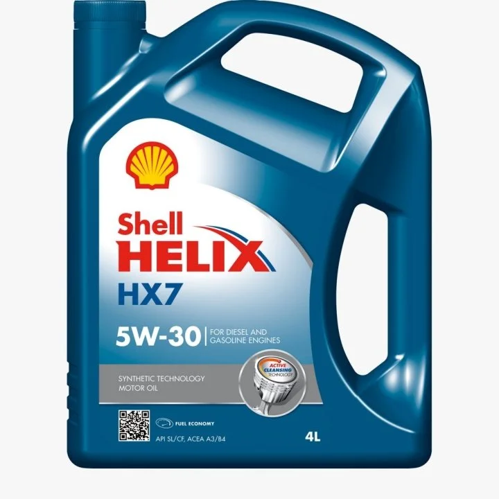 <strong>Моторна олива Shell Helix HX7 5W-30 напівсинтетична 4 л SHELL 550040004 (фото 1)</strong>