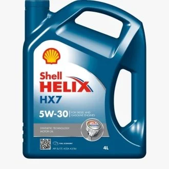 Моторна олива Shell Helix HX7 5W-30 напівсинтетична 4 л для SHELL 550040004 фото товару