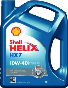 <strong>Олива двигуна, Shell Helix HX7 10W40 4L SHELL 550040289 (фото 1)</strong>