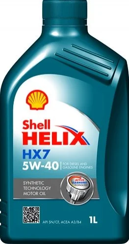 <strong>1л Масло синт. Helix HX7 5W-40 API SN/CF, ACEA A3/B3, A3/B4, JASO SG+, MB Approval 229.3, VW 502.00/505.00, Renault: RN0700, RN0710 SHELL 550040330 (фото 1)</strong>