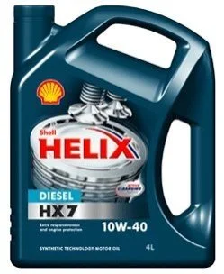 <strong>Моторна олива Shell Helix HX7 Diesel 10W-40 напівсинтетична 4 л SHELL 550040425 (фото 1)</strong>