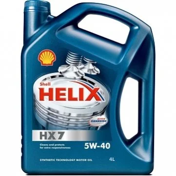 <strong>Моторна олива Shell Helix HX7 5W-40 напівсинтетична 4 л SHELL 550040513 (фото 1)</strong>