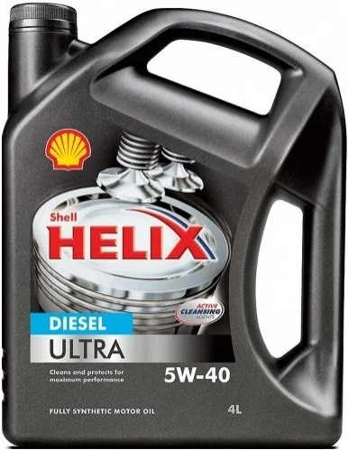 <strong>Моторна олива Shell Helix Diesel Ultra 5W-40 синтетична 4 л SHELL 550040549 (фото 1)</strong>