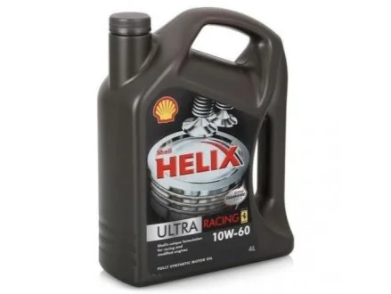 Моторна олива Shell Helix Ultra Racing 10W-60 синтетична 4 л для SHELL 550040622 фото товару