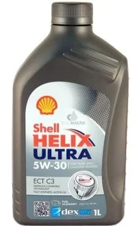 Моторна олива Shell Helix Ultra ECT C3 5W-30 синтетична 1 л для SHELL 550042830 фото товару
