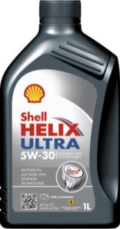 Олива моторна Helix Ultra SAE 5W-30 (Каністра 1л) SHELL 550046267 фото товара