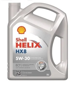 Моторна олива Shell Helix HX8 ECT 5W-30 синтетична 5 л для SHELL 550048100 фото товару