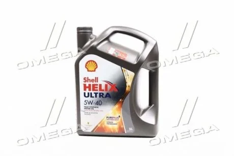 Олива моторна Helix Ultra SAE 5W-40 (Каністра 5л) для SHELL 550052838 фото товару