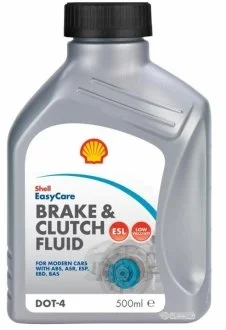 Гальмівна рідина Shell Brake & Clutch fluid DOT4 ESL 0.5л для SHELL AT59H фото товару