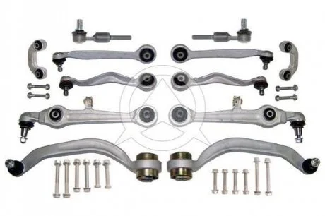 AUDI Комплект рычагов+тяги стаб.+наконечн. AUDI A4,A8 96- для SIDEM 37977 фото товару