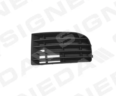 Решітка в бампер VW GOLF V, 03 - 08 для Volkswagen SIGNEDA PVW99014GBL фото товару