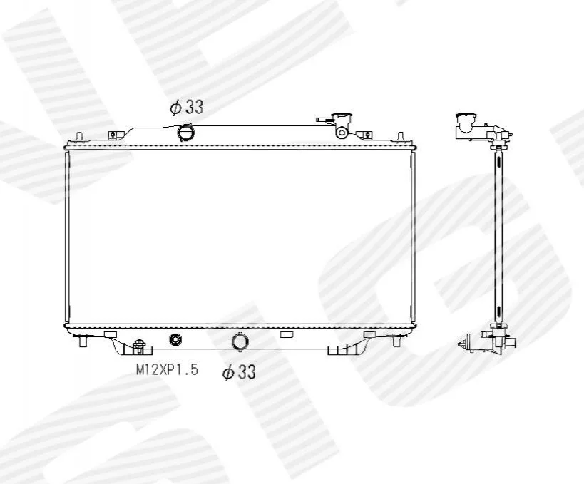 <strong>Радіатор MAZDA 3, 14 - 17 SIGNEDA RA68542Q (фото 1)</strong>