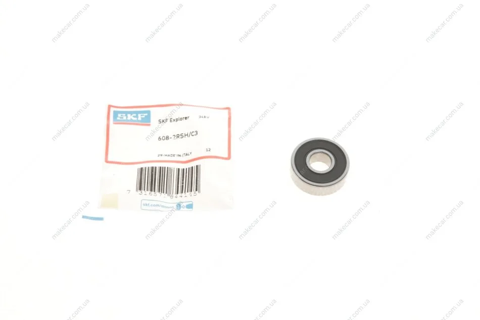 <strong>Підшипник кульковий d<30 SKF 608-2RSH/C3 (фото 1)</strong>
