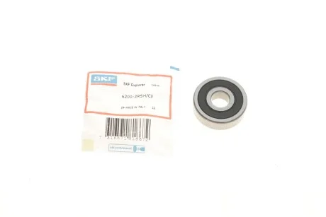 Підшипник кульковий d>30 для Hyundai, KIA SKF 6200-2RSH/C3 фото товару
