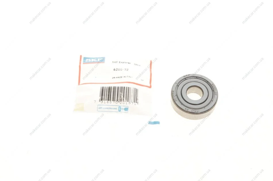 <strong>Підшипник кульковий d>30 SKF 6200-2Z (фото 1)</strong>
