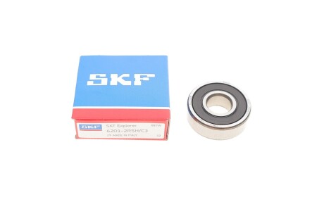 Подшипник генератора SKF 6201-2RSH/C3 фото товара