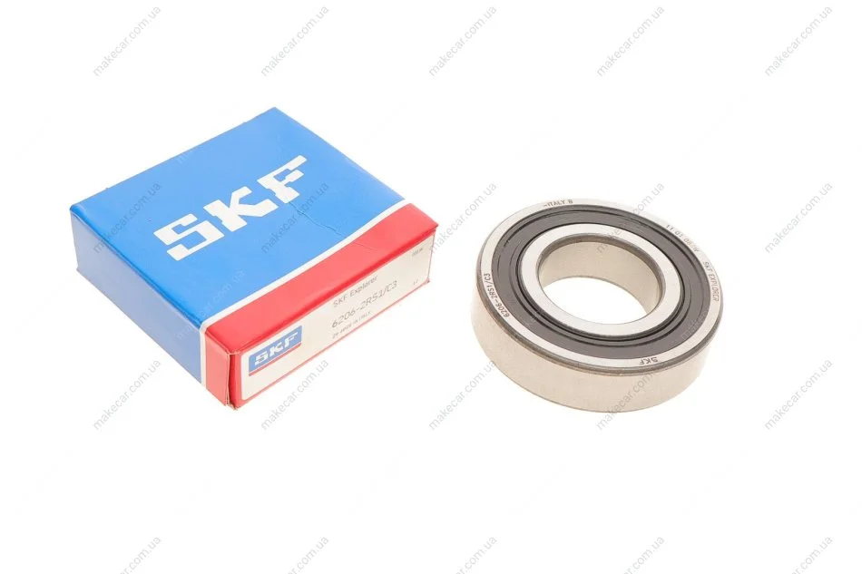 <strong>Підшипник кульковий d>30 SKF 6206-2RS1/C3 (фото 1)</strong>