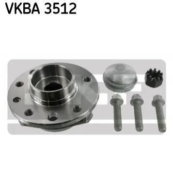 <strong>OPEL Ступица передняя в сборе (без ABS) Astra G,Zafira 98- SKF VKBA 3512 (фото 1)</strong>