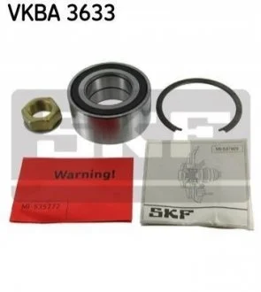 Підшипник кульковий d>30 для Fiat, Lancia, Peugeot, Citroen SKF VKBA 3633 фото товару